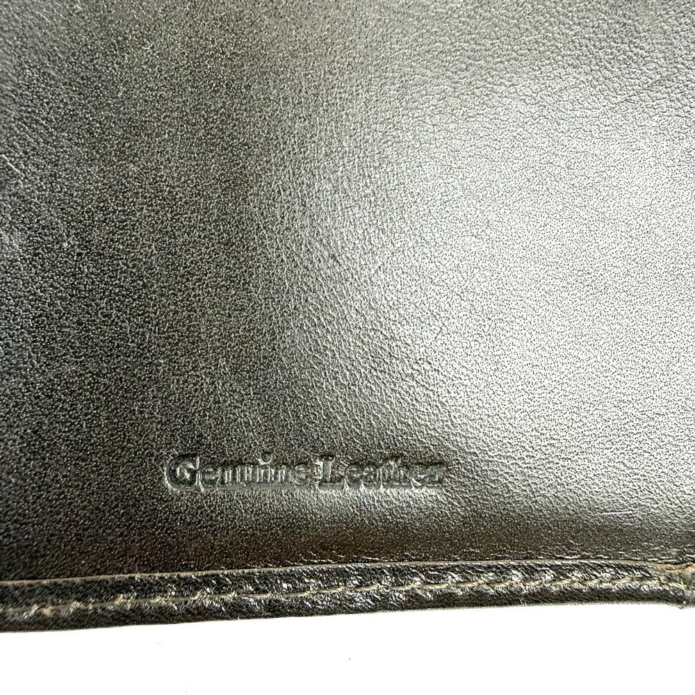 Cutter‎ & Buck Passport Holder Wallet Dark Brown Leather Bifold Rotary Int'l New